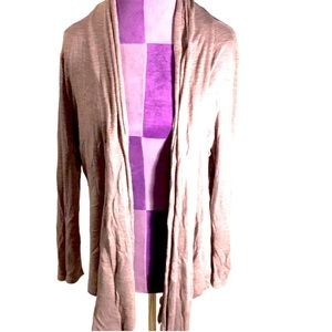 Hi lo Jersey knit cardigan